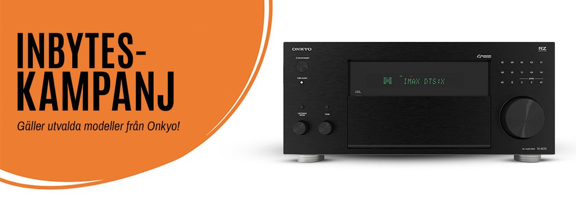 Inbyteskampanj på Onkyo hembioförstärkare